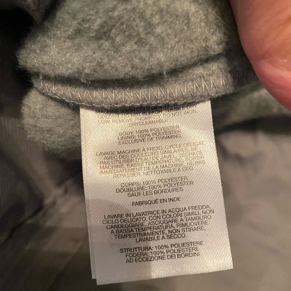 Men’s Columbia zip up sweatshirt, fleece, medium size, zip pockets, gray jacket - Picture 7 of 8